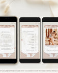 Boarding Pass Wedding Invitation Video Template - Rose Gold