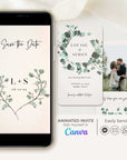 LUISA Wedding Video Save the Date with Eucalyptus