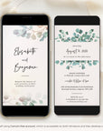 LUISA Marriage Invitation Video Template with Eucalyptus