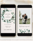 LUISA Wedding Video Save the Date with Eucalyptus