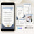 Boarding Pass Wedding Invitation Video Template - Dusty Blue