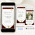 Boarding Pass Save the Date Video Template - Burgundy
