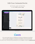 LUISA Marriage Invitation Video Template with Eucalyptus