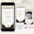 Boarding Pass Save the Date Video Template - Black