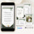 Boarding Pass Wedding Invitation Video Template - Sage Green