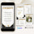 Boarding Pass Wedding Invitation Video Template - Black