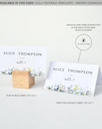 Flora | Wedding Place Cards Template