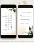 Palma | Tropical Wedding Invitation Digital
